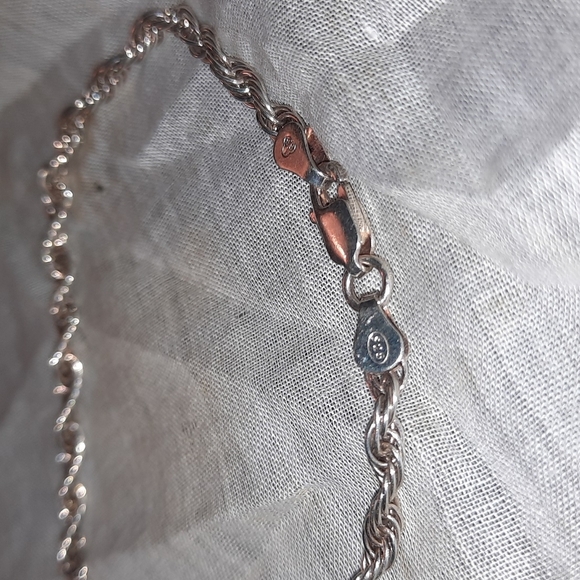 Italy 925 sterling silver bracelet classic - Picture 2 of 5